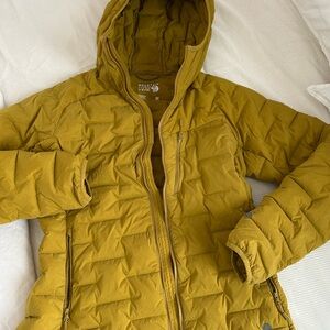 Mountain Hardwear Women's Yellow Puffer Jacket